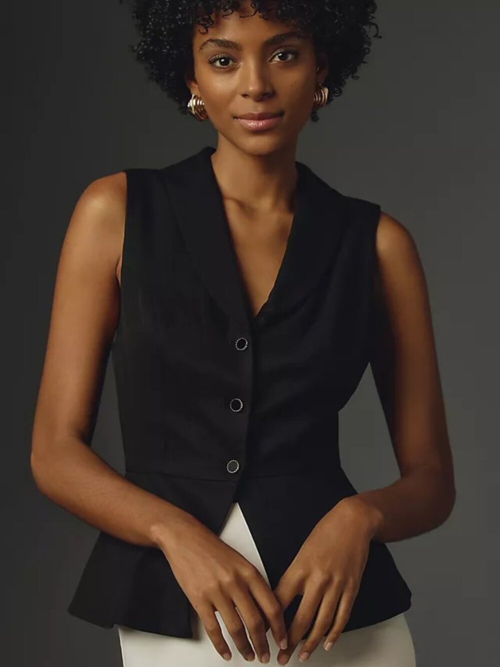 Christian Lacroix Black Tailored Vest | Size XS | Excellent Condition